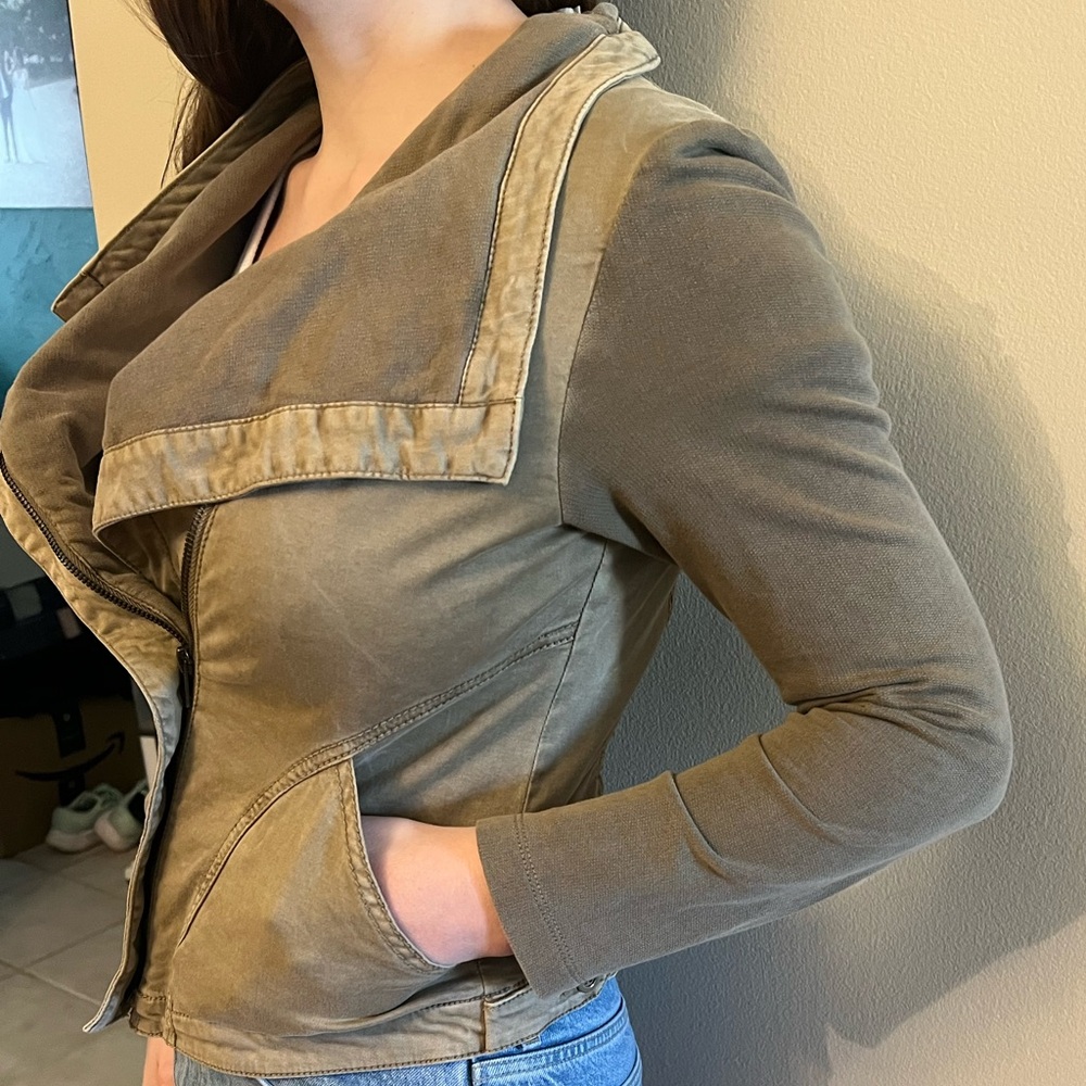 Anthropologie Olive Green Blazer